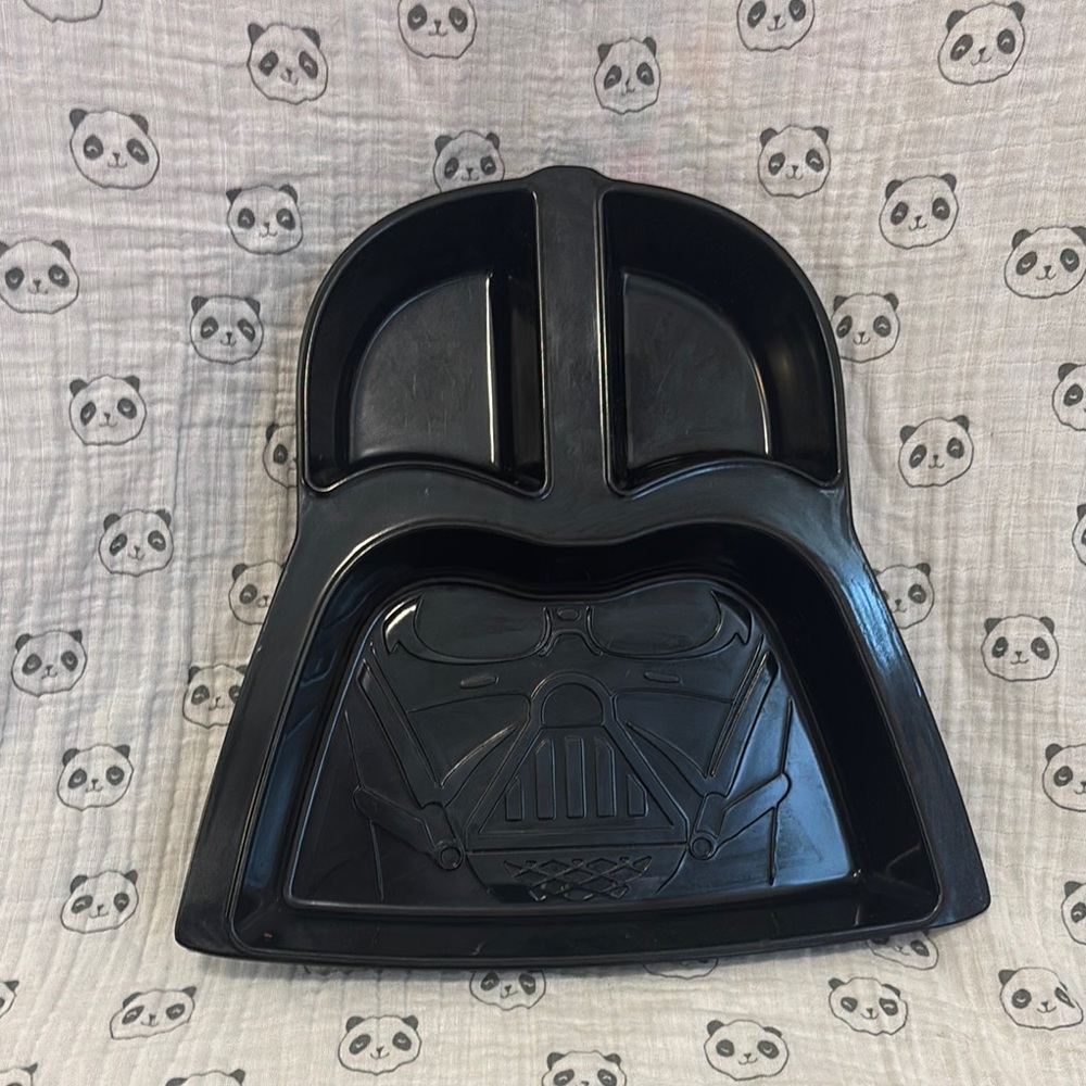 Black Darth Vader Divided Snack Tray